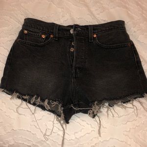 Levi’s High Rise Jean Shorts